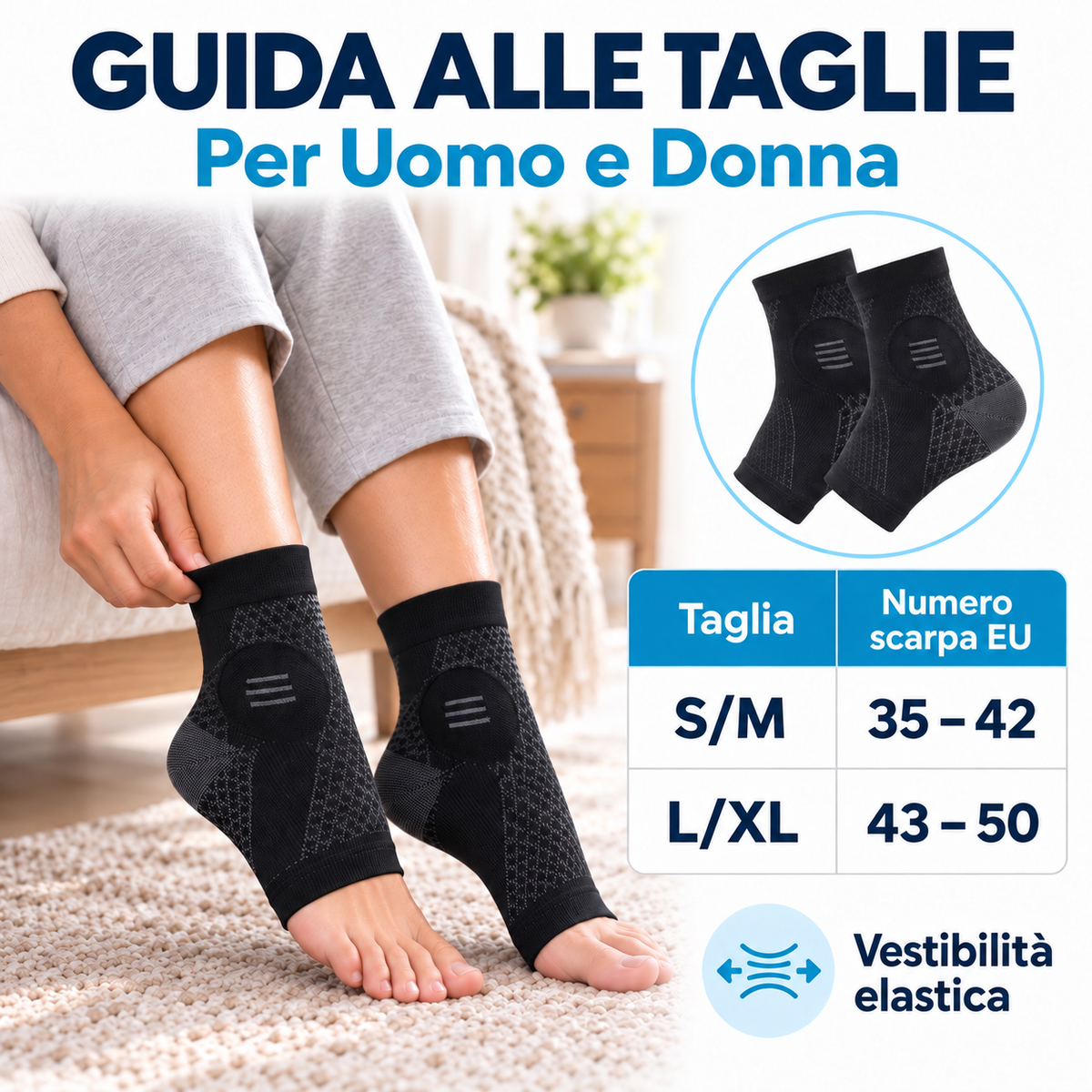 Blemora™ | Calze a Compressione a Dita Libere