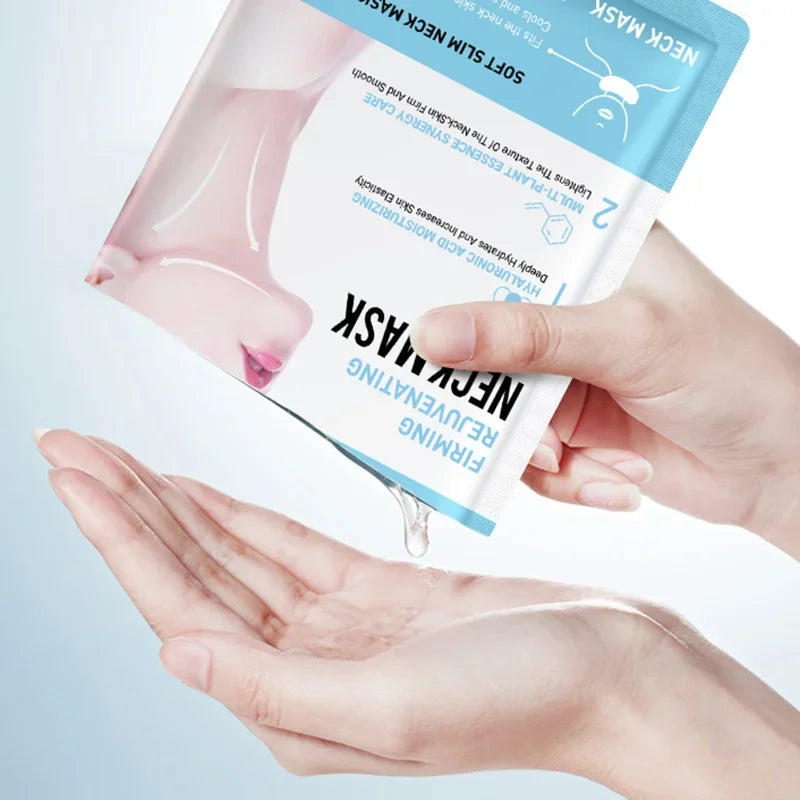 Maschere Collo Blemora™ — Acido Ialuronico & Collagene (10 pz)