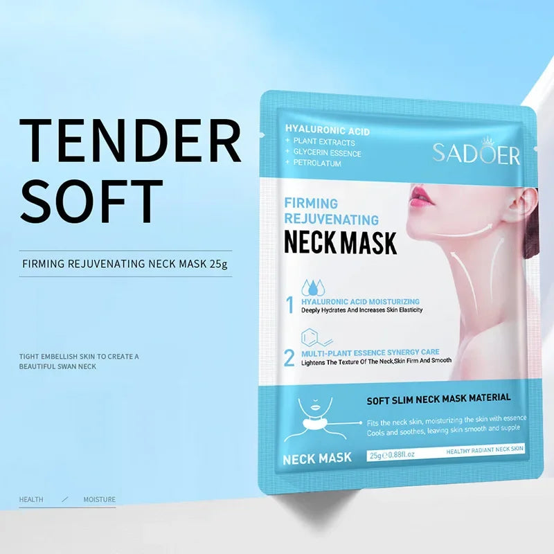 Maschere Collo Blemora™ — Acido Ialuronico & Collagene (10 pz)